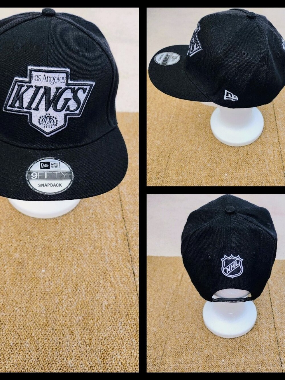 LOS ANGELES KINGS NHL HOCKEY SNAPBACK HAT.